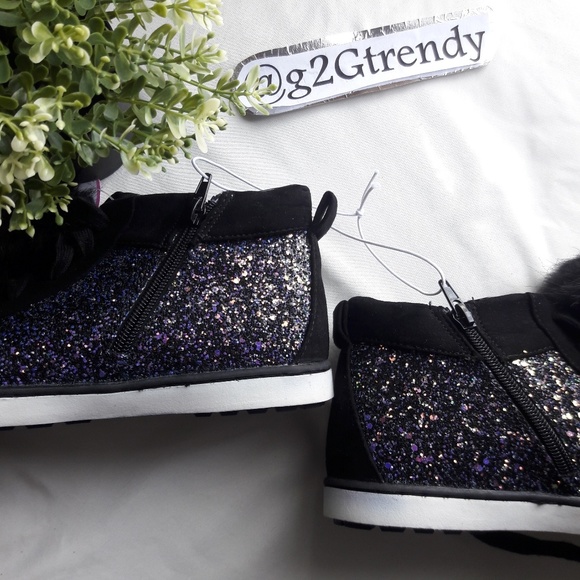 Justice pompom glittery sneakers - Picture 4 of 6